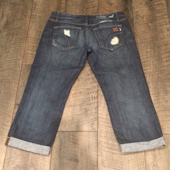 EUC, Joe’s Jeans cropped ex lover distressed jean - Picture 4 of 5